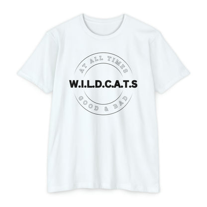 Wildcats Christian Black Letters & Picture