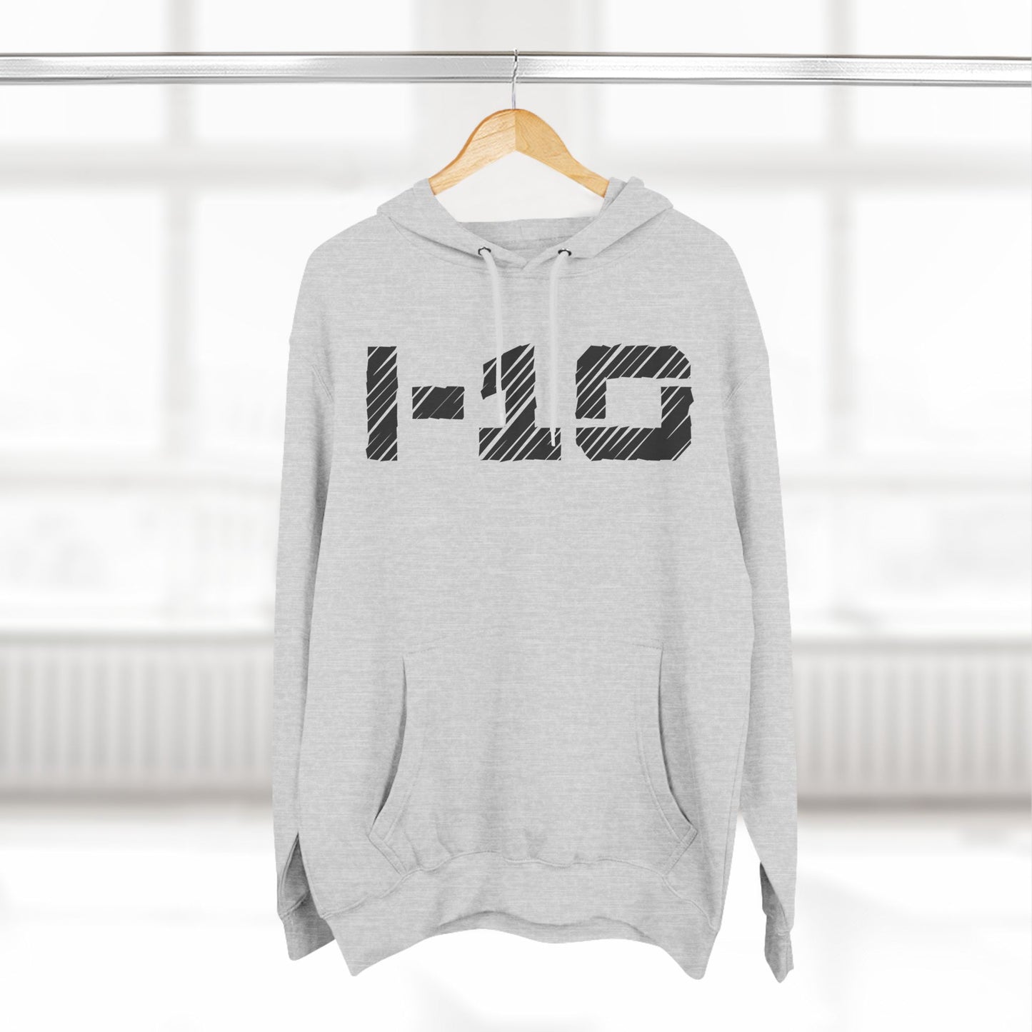 I-10 Christian Black Words Hoodie