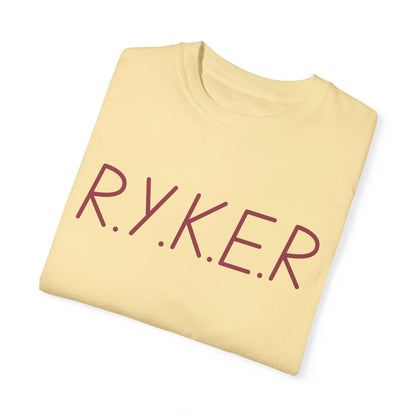 RYKER Christian Marron Letters