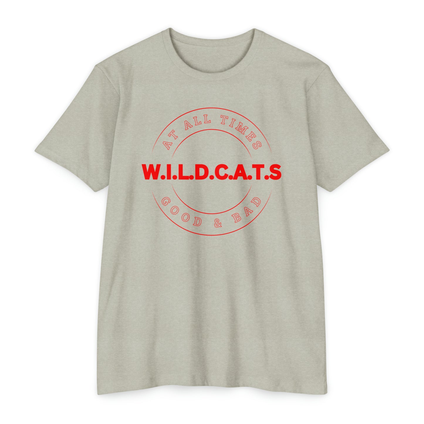 Wildcats Christian Red Letters & Picture