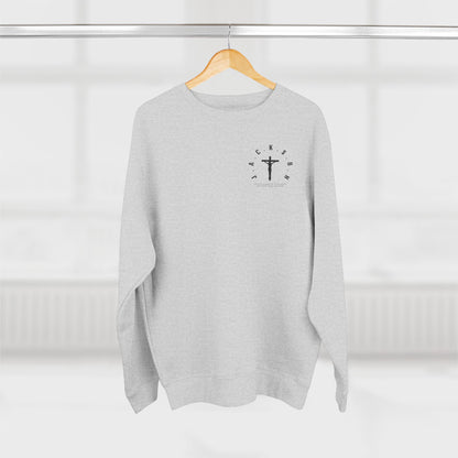 Jackson Black Cross & Letters Crewneck