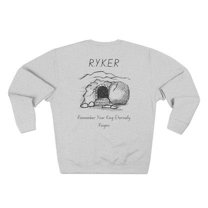 RYKER Christian Black Letters Crewneck