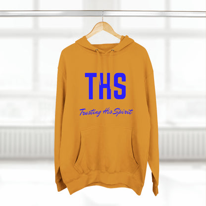 Adult THS Christian Blue Letters Hoodie