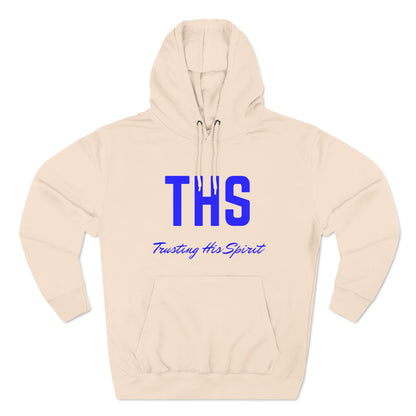 Adult THS Christian Blue Letters Hoodie