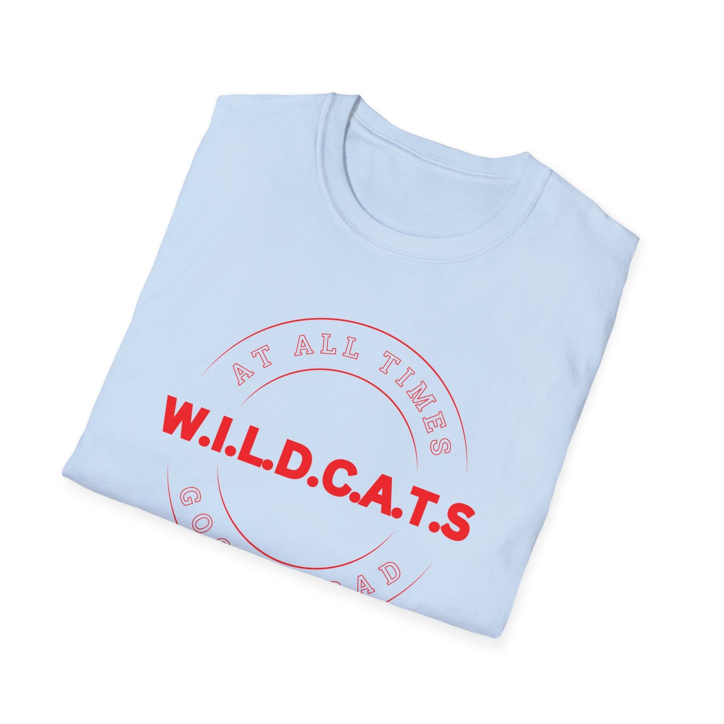 Wildcats Christian Red Letters & Picture