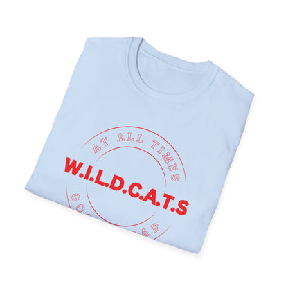 Wildcats Christian Red Letters & Picture