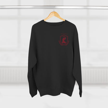 Heights Christian Marron Letters & Image Crewneck