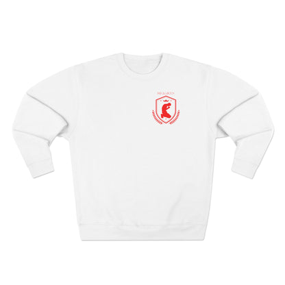 Heights Christian Red Letters & Image Crewneck