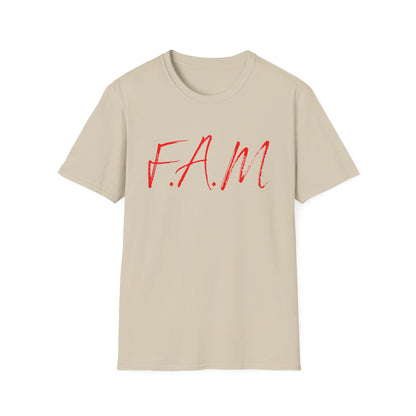 Fam Christian Red Letters & Image