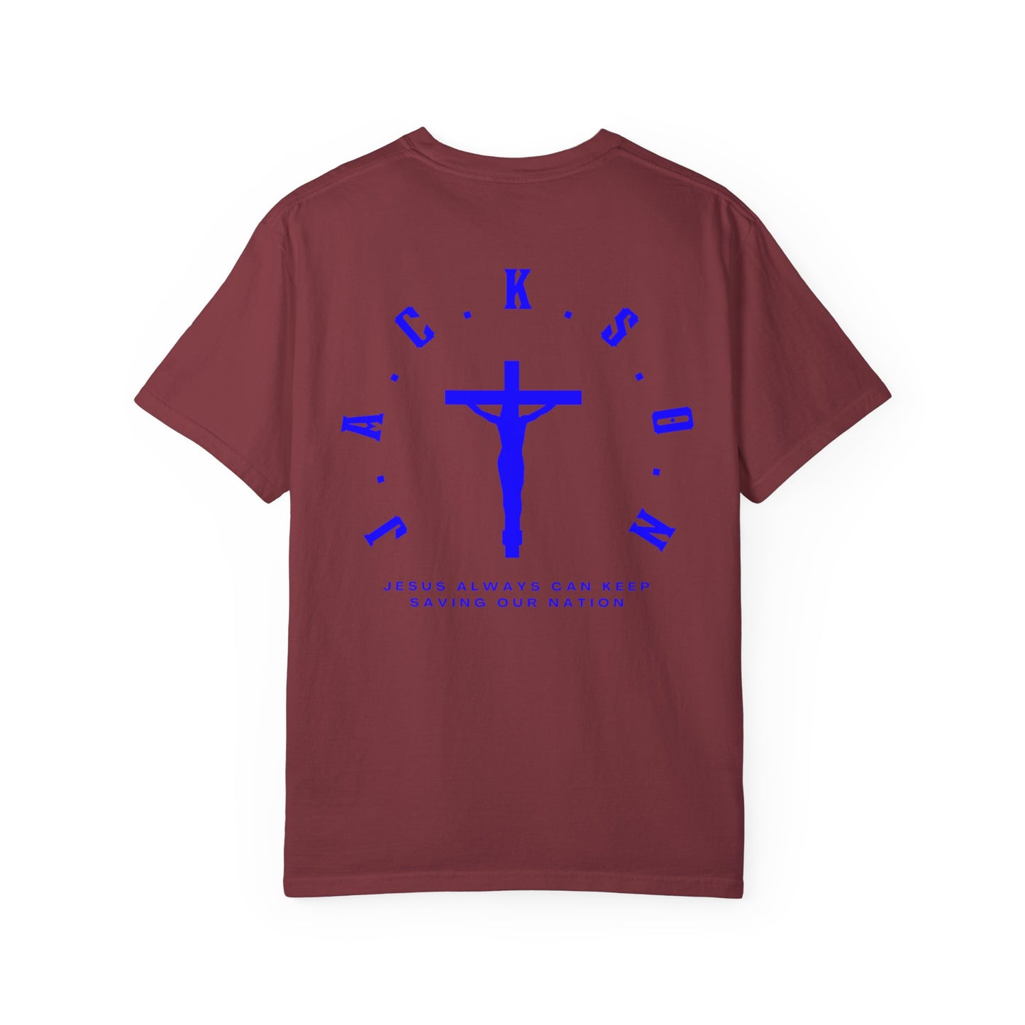 Jackson Believing Christian Blue Letters & Cross