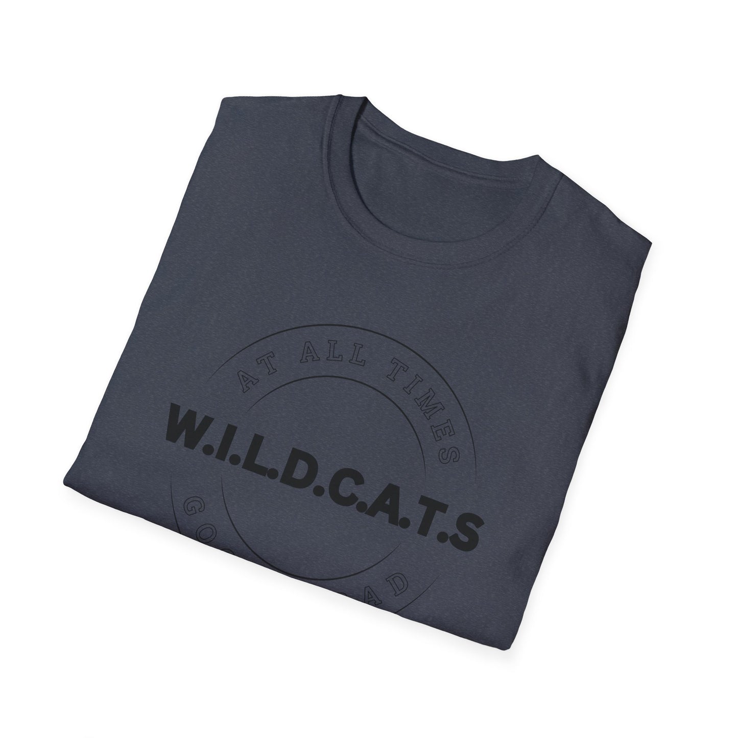 Wildcats Christian Black Letters & Picture