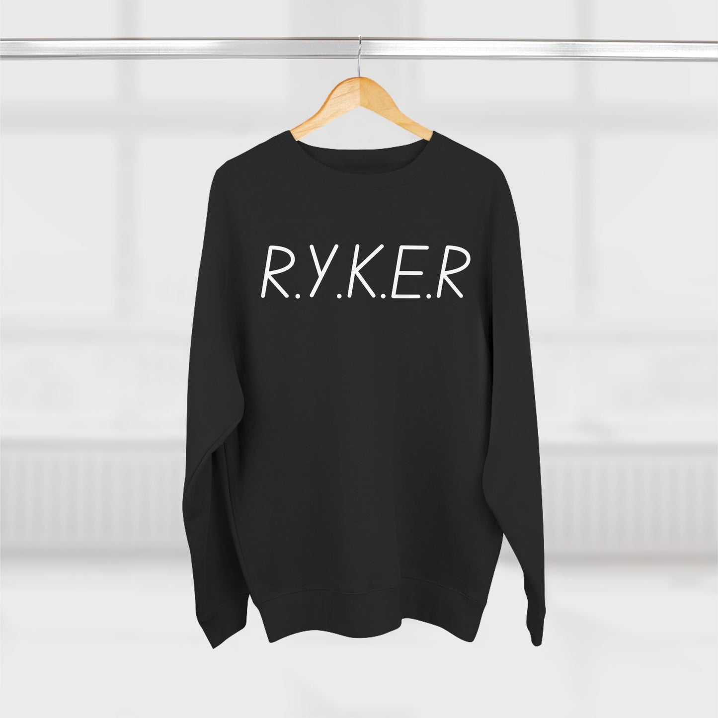 RYKER Christian White Letters Crewneck