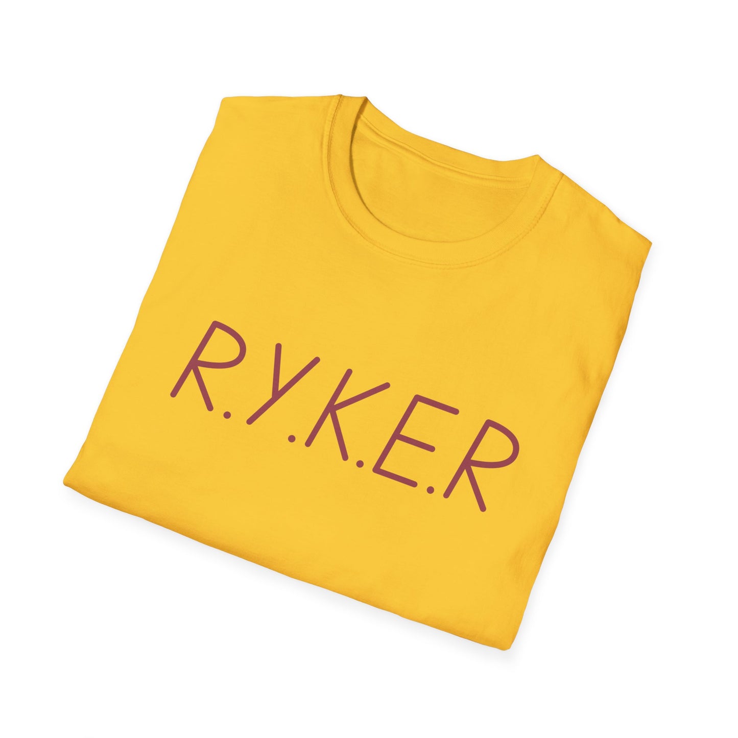 RYKER Christian Marron Letters