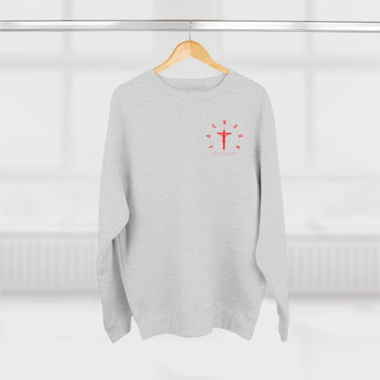 Jackson Red Cross & Letters Crewneck