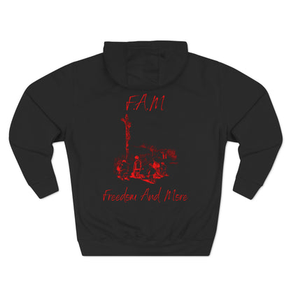 Fam Hoodie Red Words