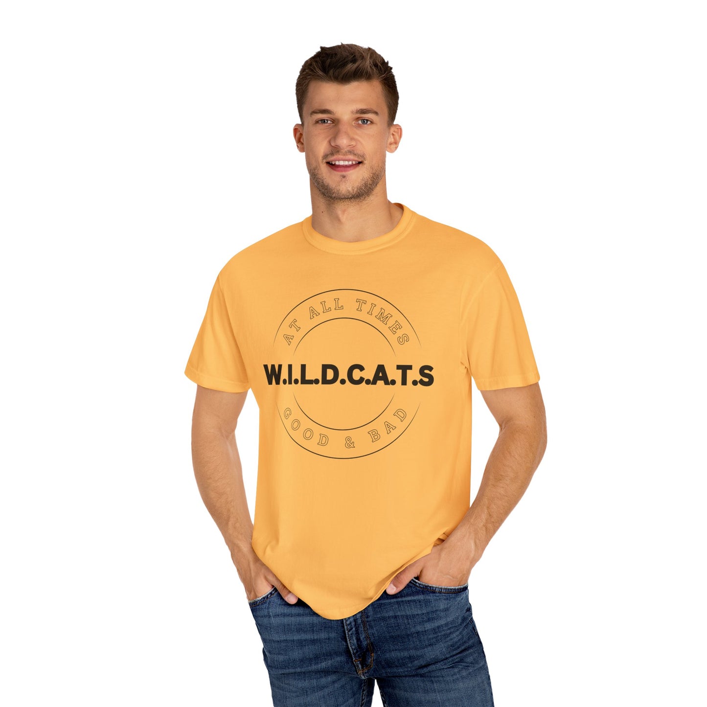 Wildcats Christian Black Letters & Picture