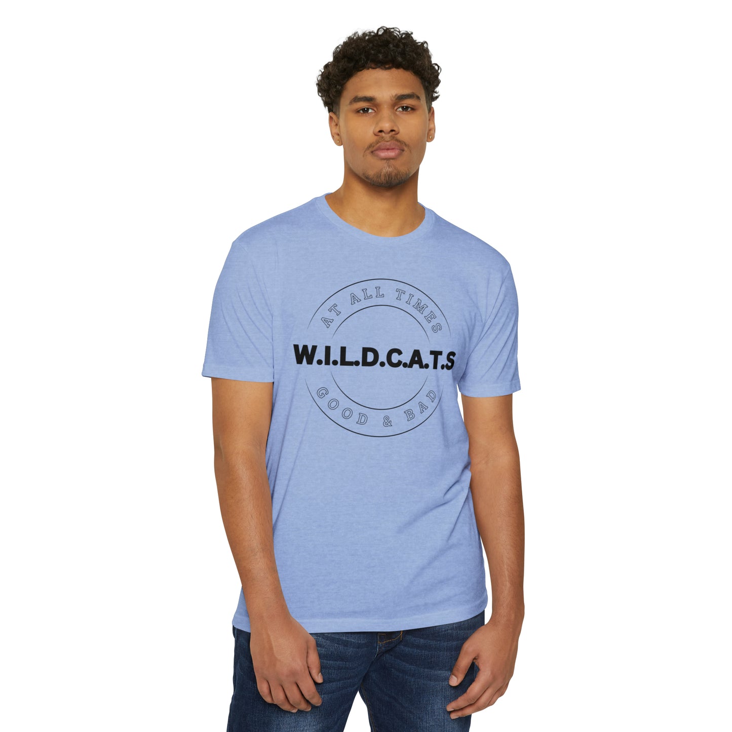 Wildcats Christian Black Letters & Picture