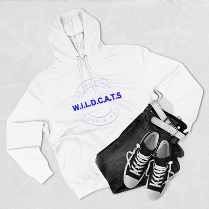 Wildcats Christian Blue Letters & Picture Hoodie