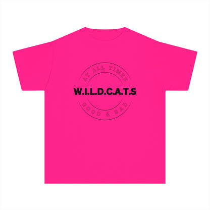 Youth Wildcats Christian Black Letters & Picture