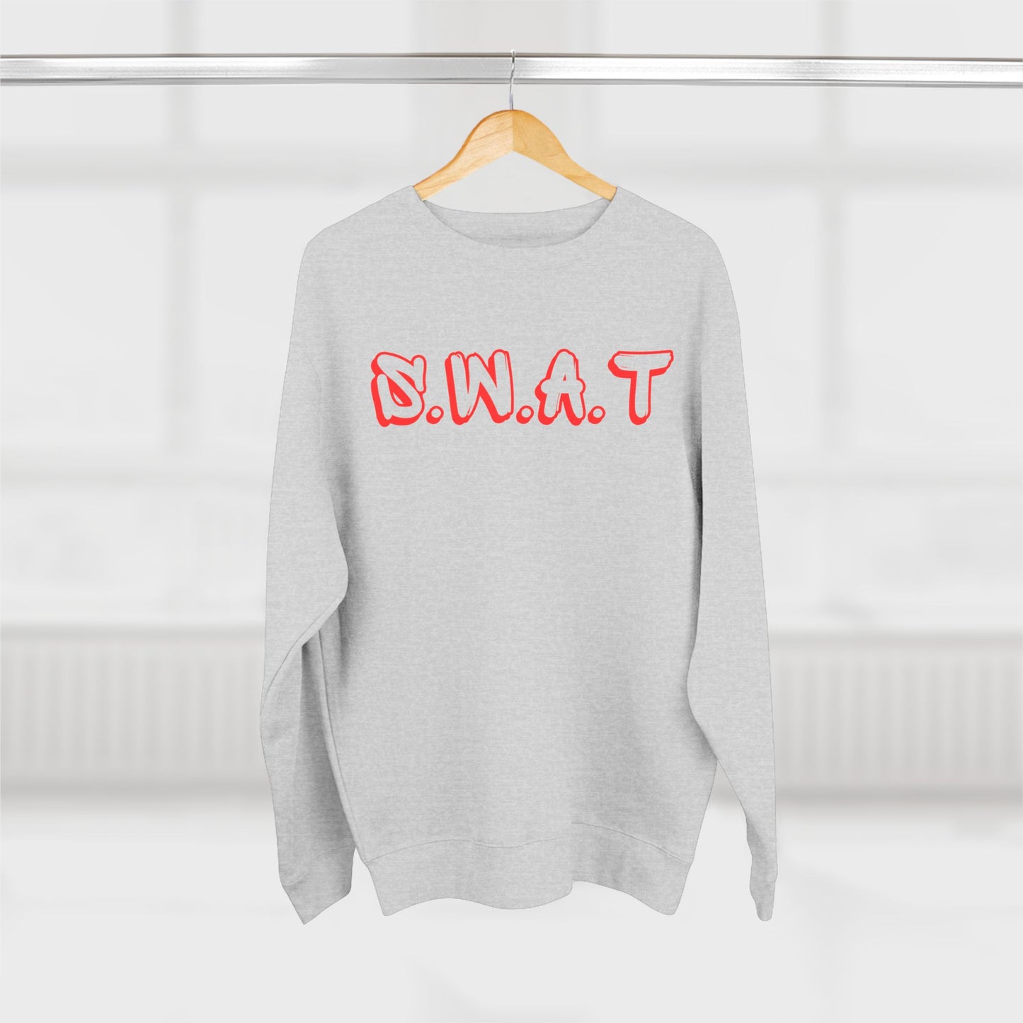 Swat Christian Red Words Crewneck