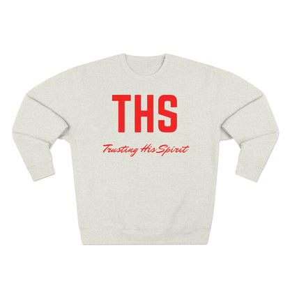 Adult THS Christian Red Letters Crewneck