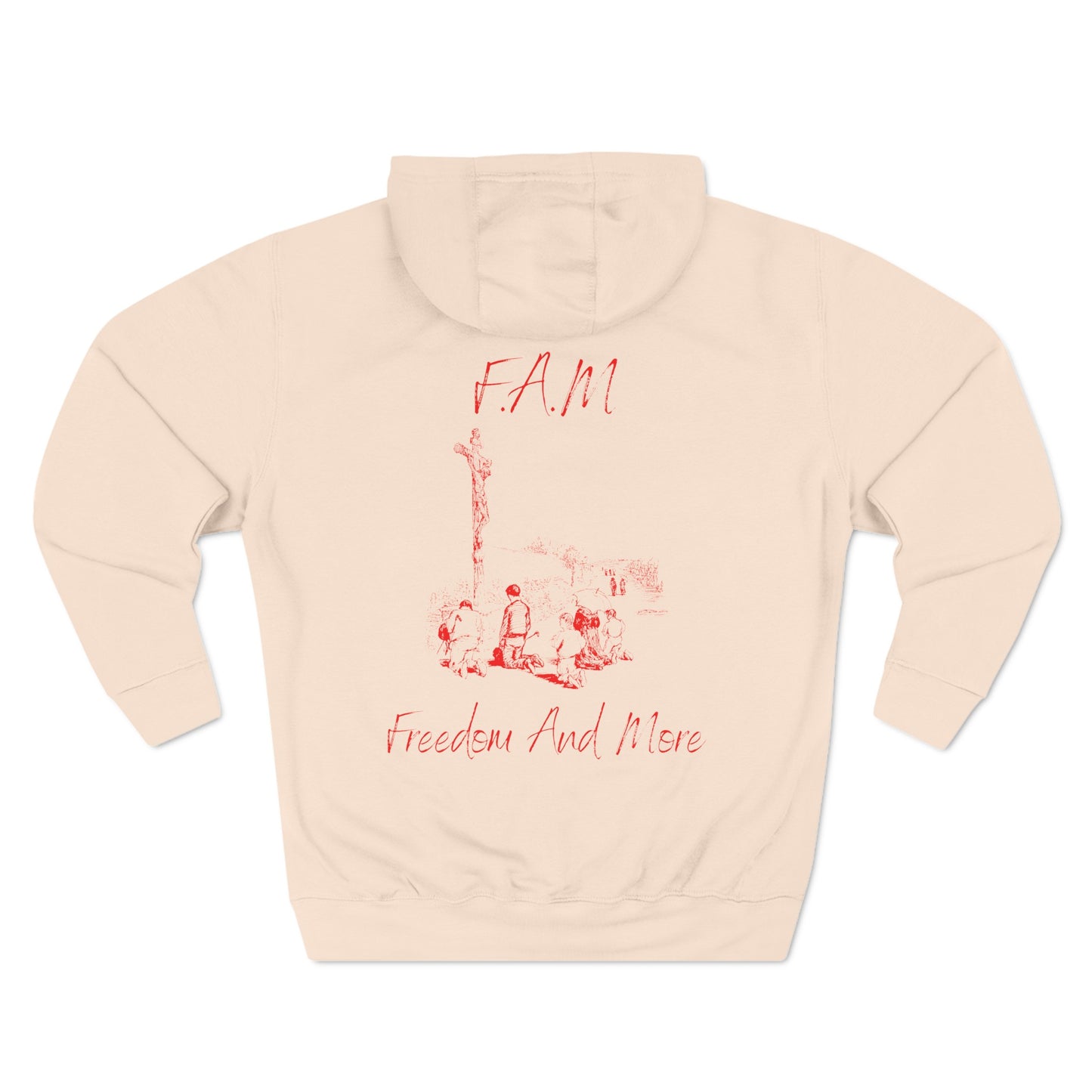 Fam Hoodie Red Words