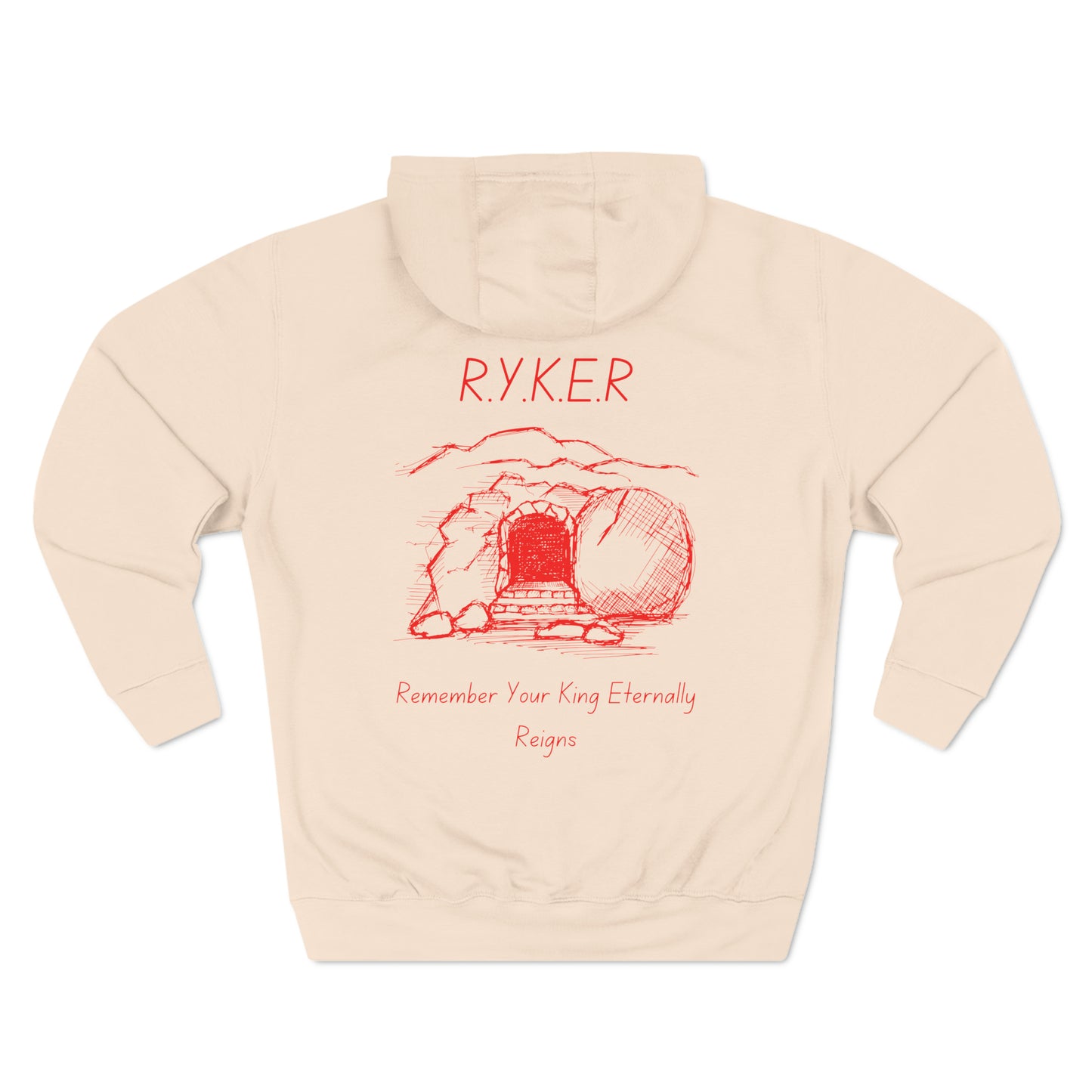 RYKER Christian Red Letters Hoodie