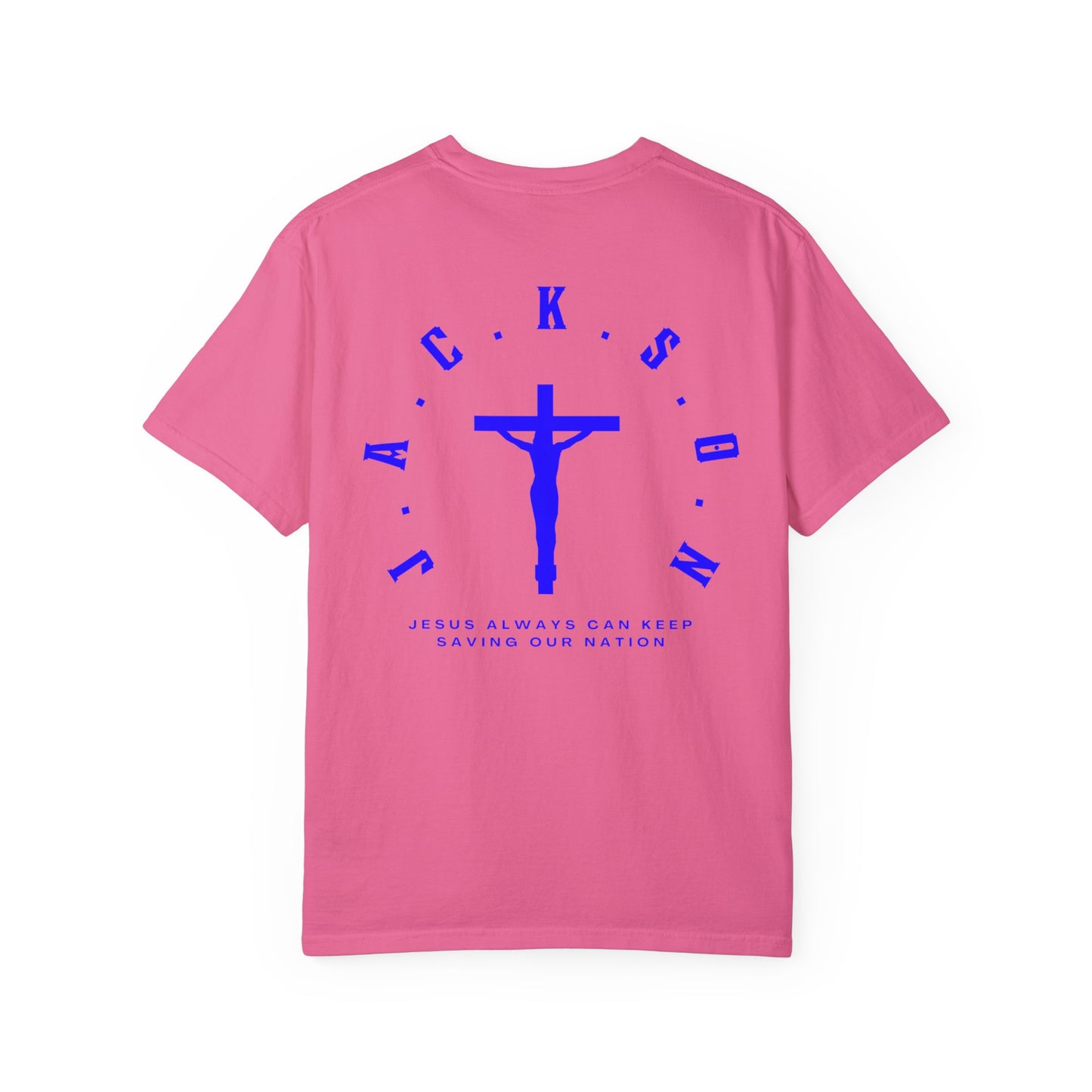 Jackson Believing Christian Blue Letters & Cross