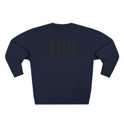 Adult THS Christian Black Letters Crewneck