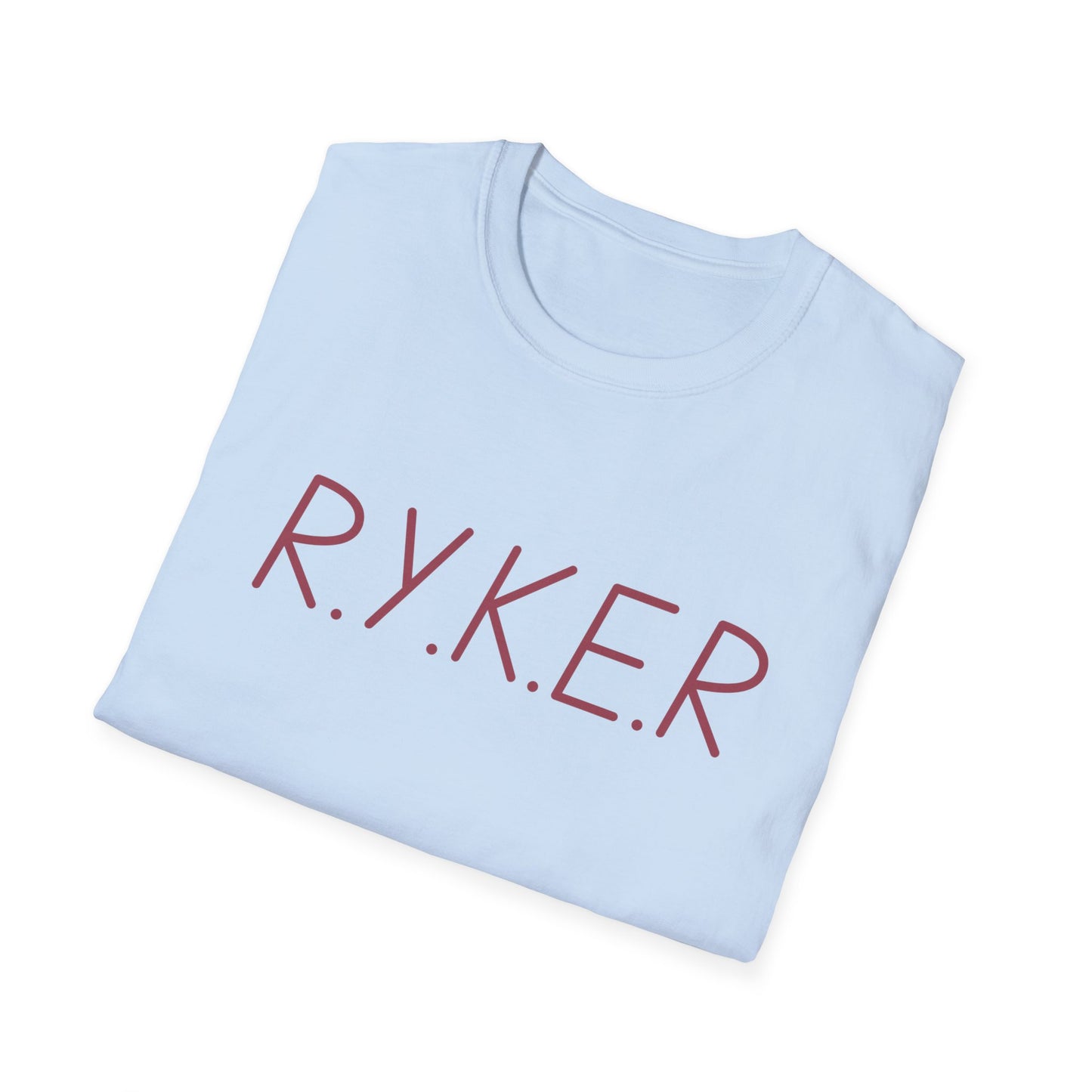 RYKER Christian Marron Letters