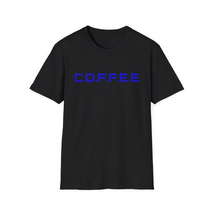 Adult Coffee Christian Blue Words Only