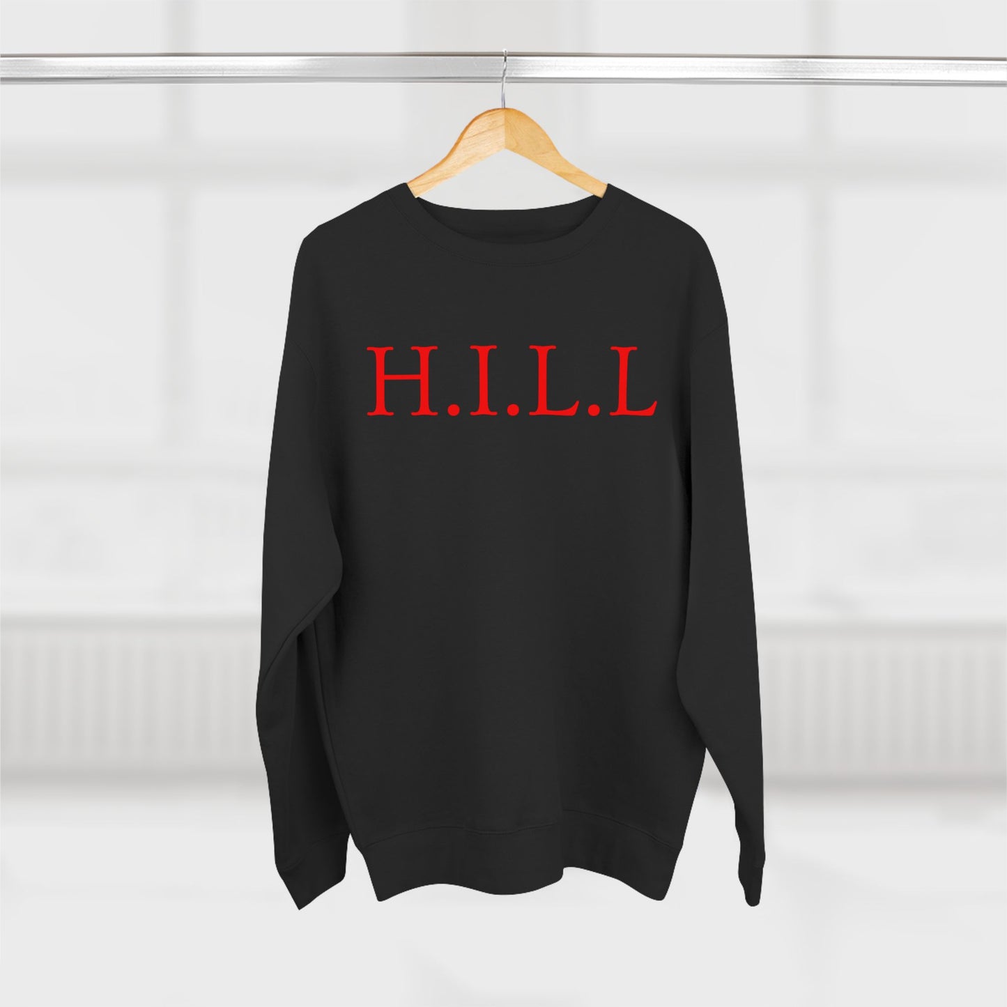 Hill Christian Red Words Crewneck