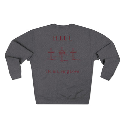 Hill Christian Marron Words Crewneck