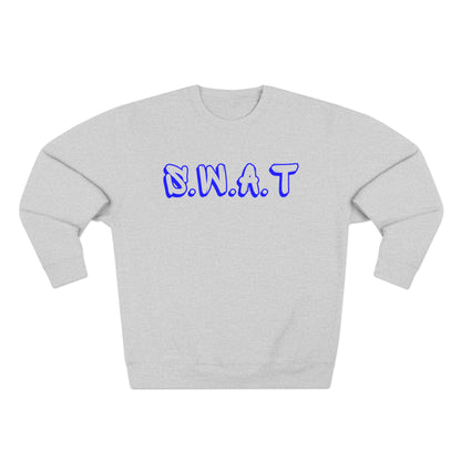 Swat Christian Blue Words Crewneck