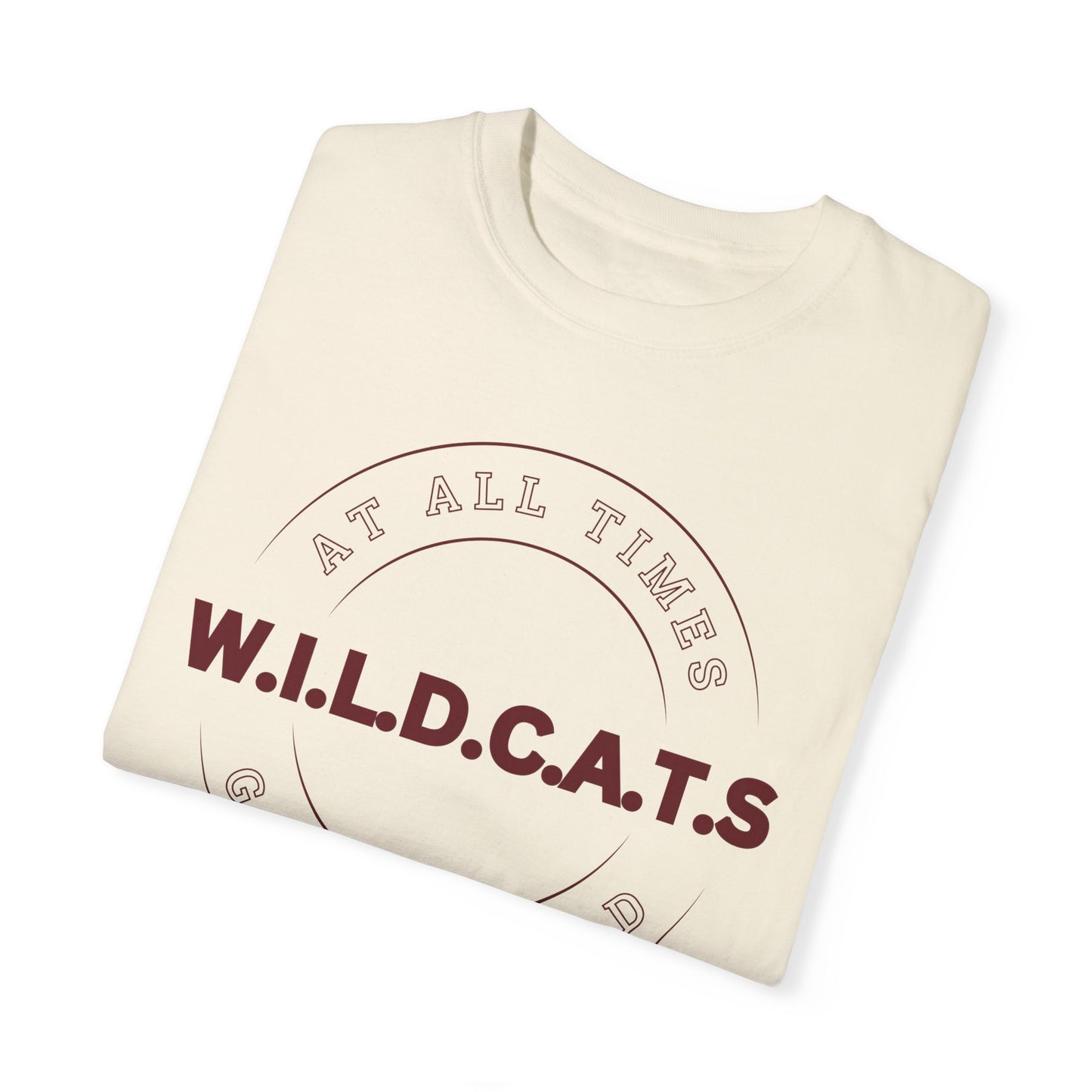 Wildcats Christian Marron Letters & Picture