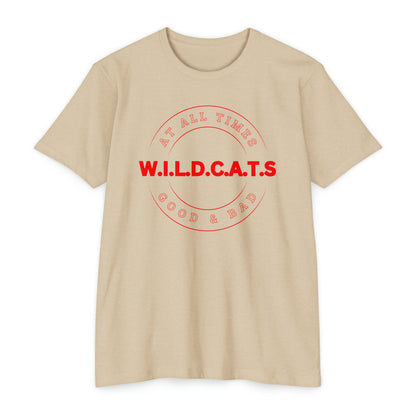 Wildcats Christian Red Letters & Picture