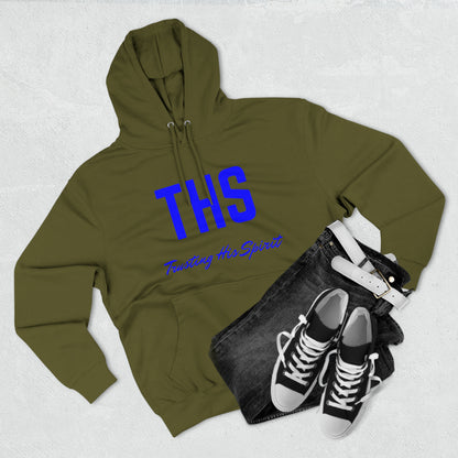 Adult THS Christian Blue Letters Hoodie