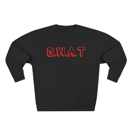 Swat Christian Red Words Crewneck