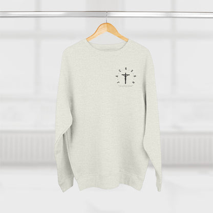 Jackson Black Cross & Letters Crewneck