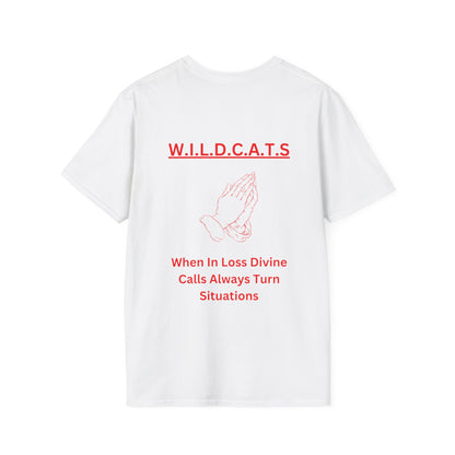 Wildcats Christian Red Letters & Picture