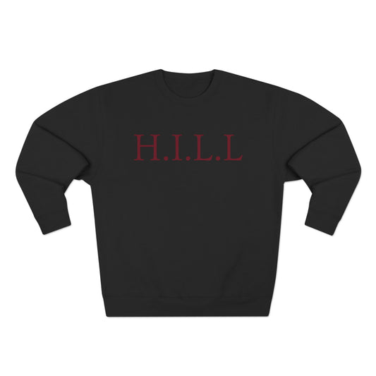 Hill Christian Marron Words Crewneck