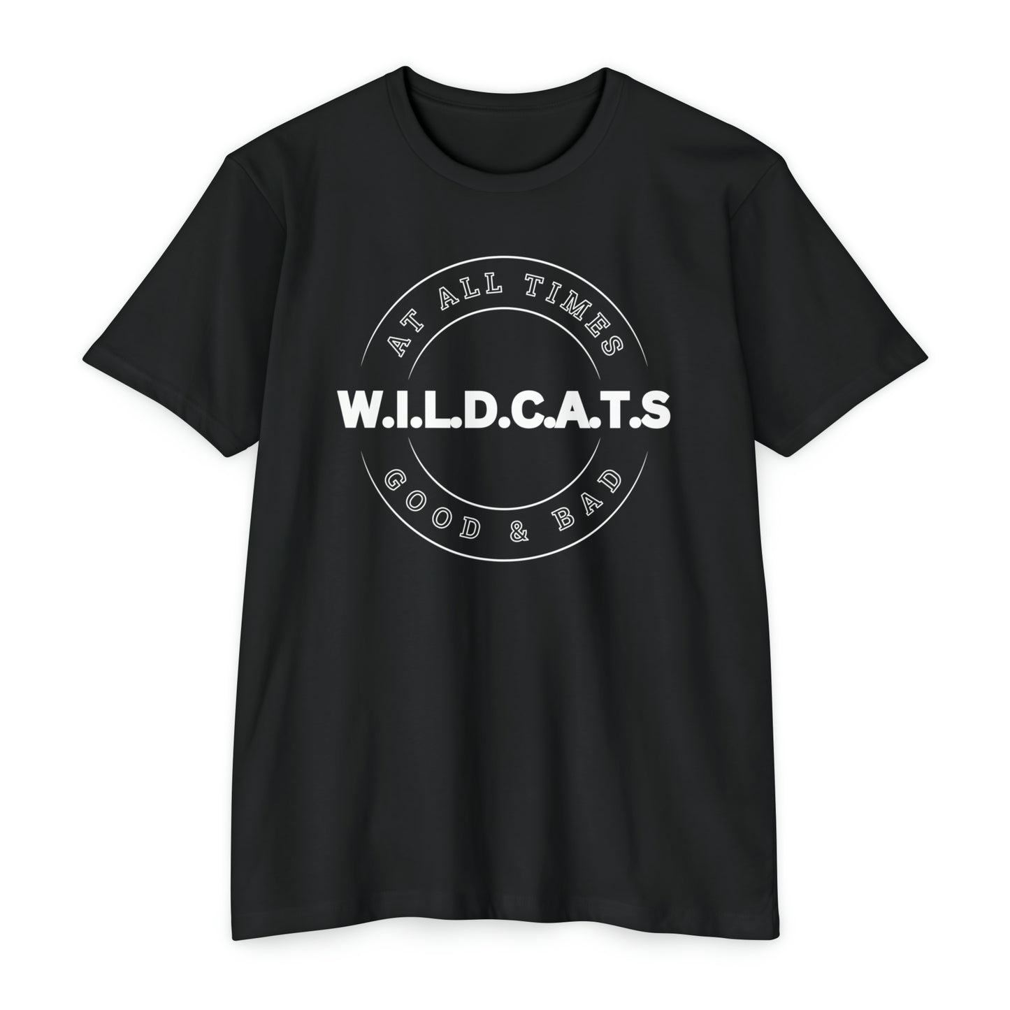 Wildcats Christian White Letters & Picture