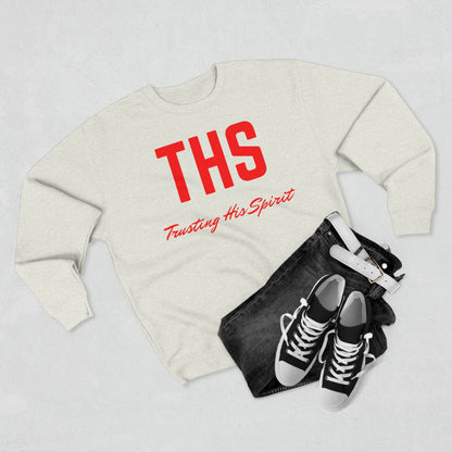 Adult THS Christian Red Letters Crewneck