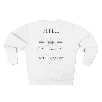 Hill Christian Black Words Crewneck