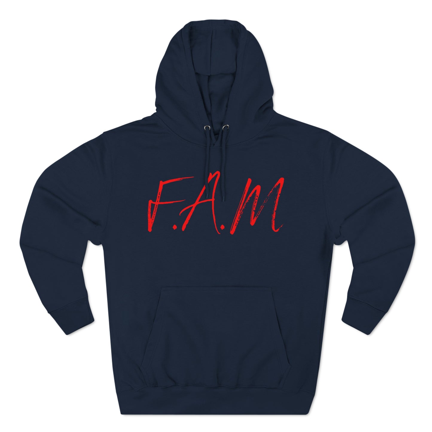 Fam Hoodie Red Words