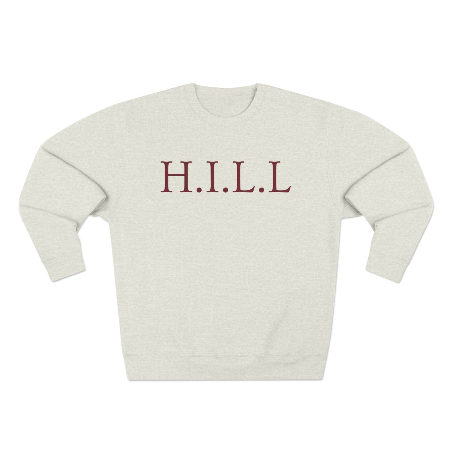 Hill Christian Marron Words Crewneck