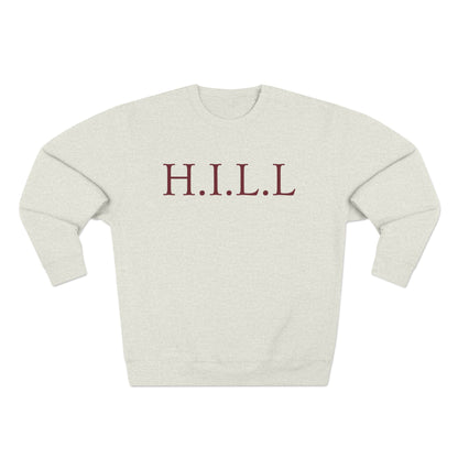 Hill Christian Marron Words Crewneck