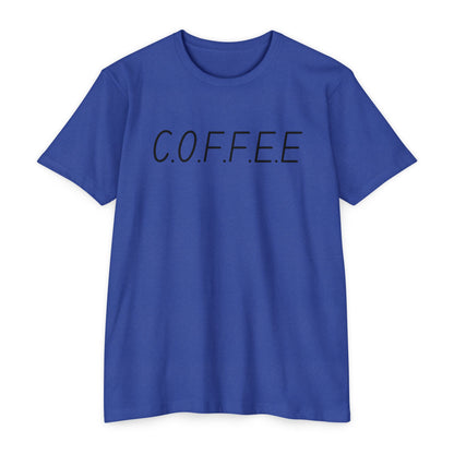 Specialty Adult Coffee Christian Blue Words & Woman Image