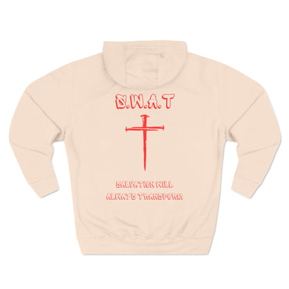 Swat Christian Red Words Hoodie