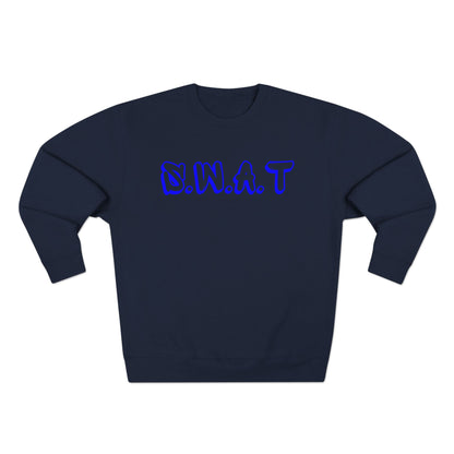 Swat Christian Blue Words Crewneck